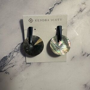 Kendra Scott Kendra Scott Jolie Navy Black Mother of Pearl Drop Dangle Earrings